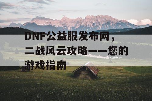 DNF公益服发布网，二战风云攻略——您的游戏指南