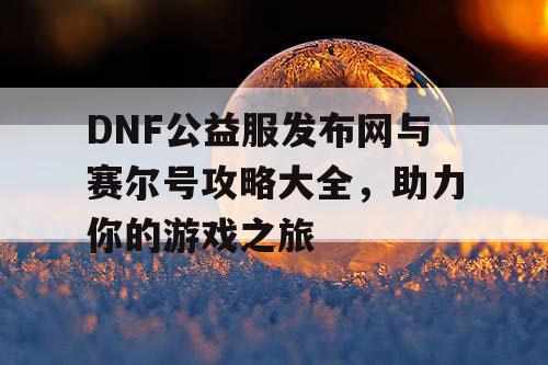 DNF公益服发布网与赛尔号攻略大全，助力你的游戏之旅